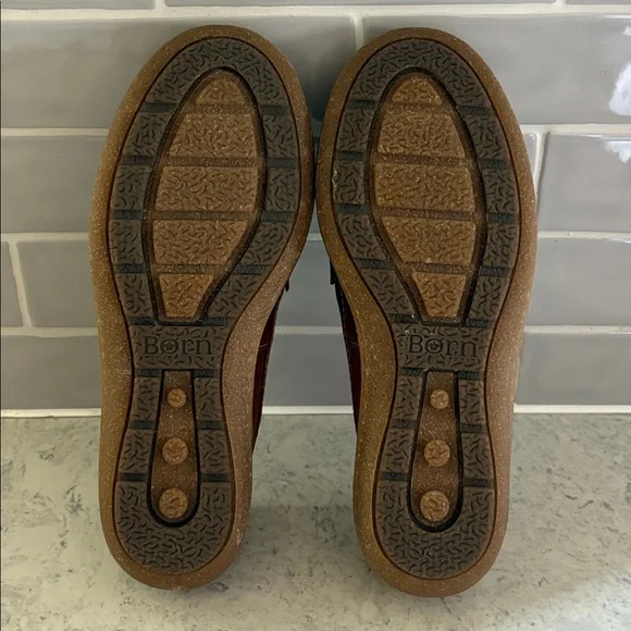 Born Nerina women’s suede penny loafer Brown Size 9 - Picture 6 of 12